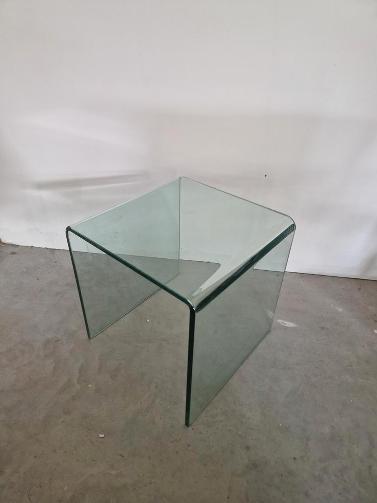 Fiam Of Framati Gebogen Glas Italiaans Design Side Table image 5