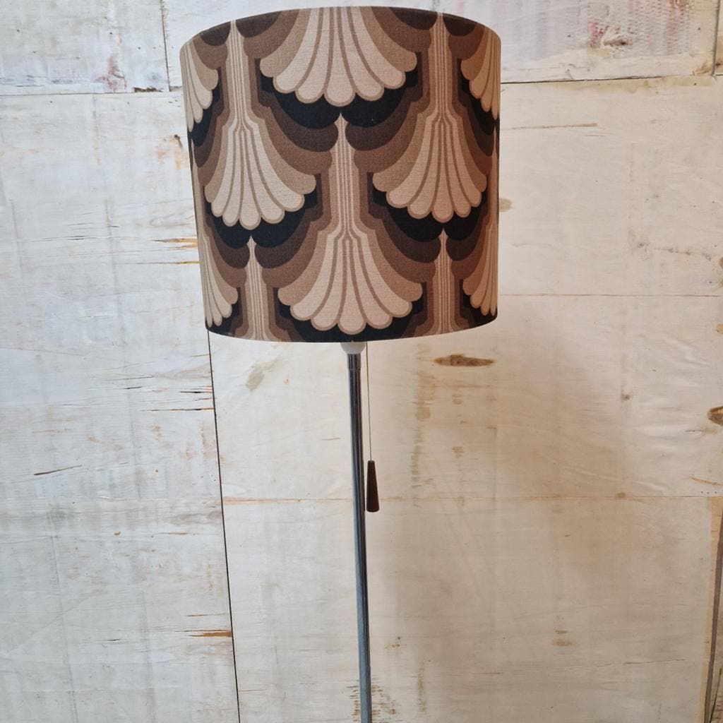 Vintage Teakhouten Vloerlamp Jaren '60 - Goed Werkend image 4