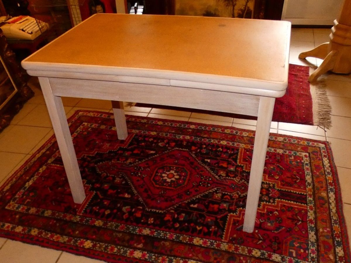 Beukenhouten Boerentafel. image 2