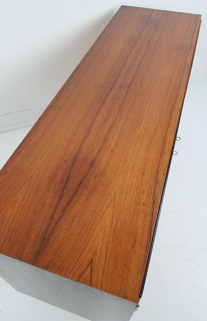 Vintage Deens Dressoir Palissander Hout Kast | Tv Kast image 6