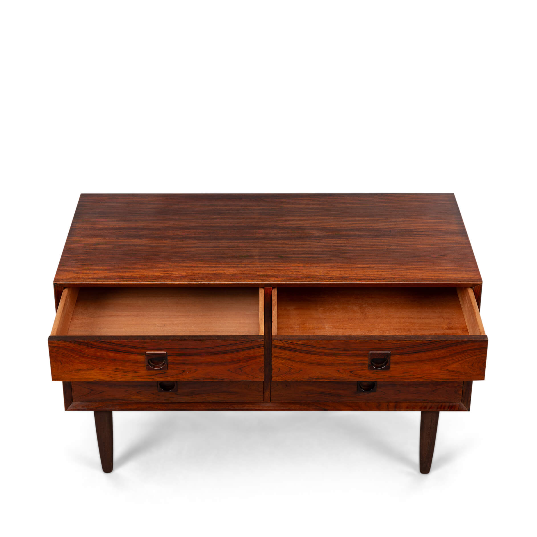 Deens Design Palissander Lage Ladekast Gemaakt Door Brouer Mobelfabrik, 1960S image 6