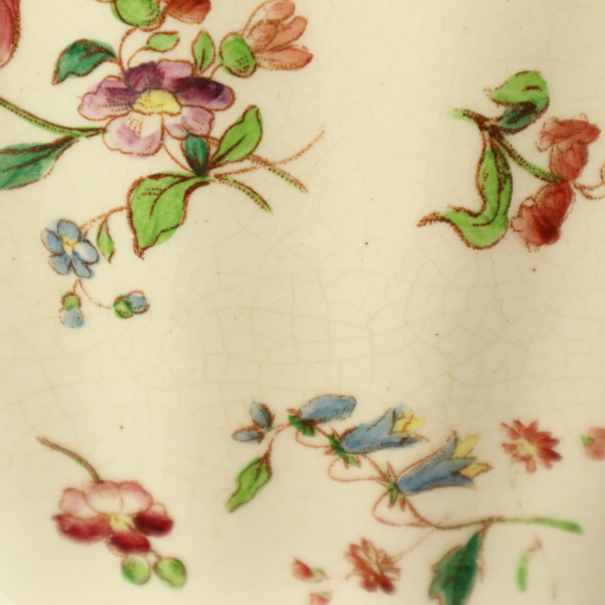 Grote Polychrome Bloempot Cache Pot Longchamp Frankrijk 36cm image 18