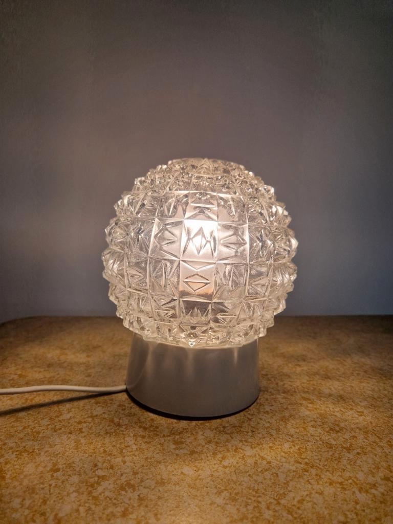 Vintage Mid Century Glazen Plafonniere image 4