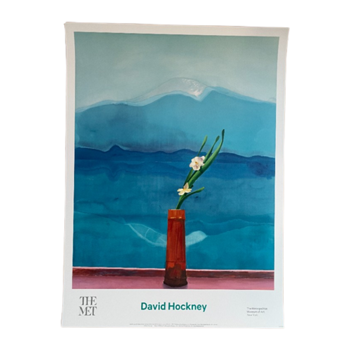 David Hockney, Mount Fuji And Flowers, 1972 image 2