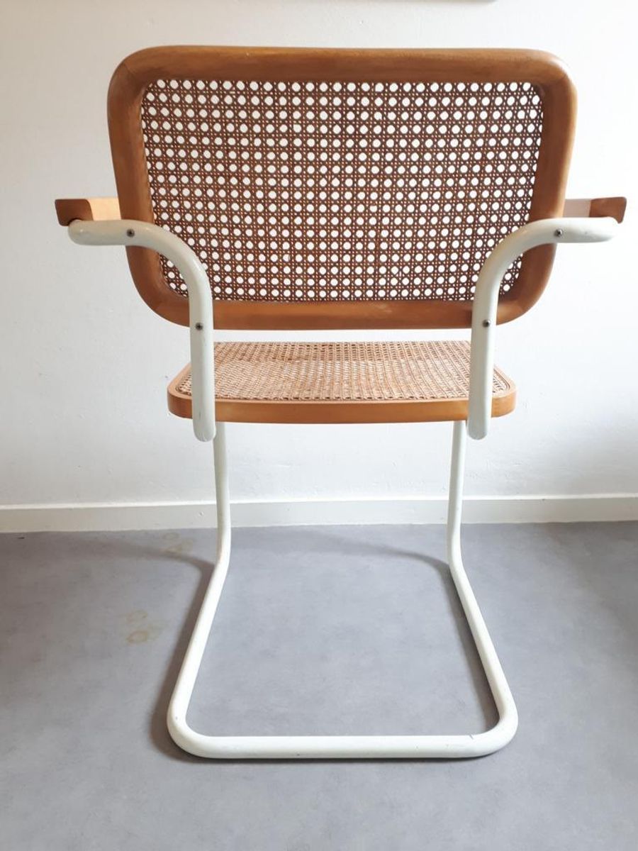 * Vintage Cesca Stoel Marcel Breuer Stijl Webbing Bureaustoel - Tnc3 image 6