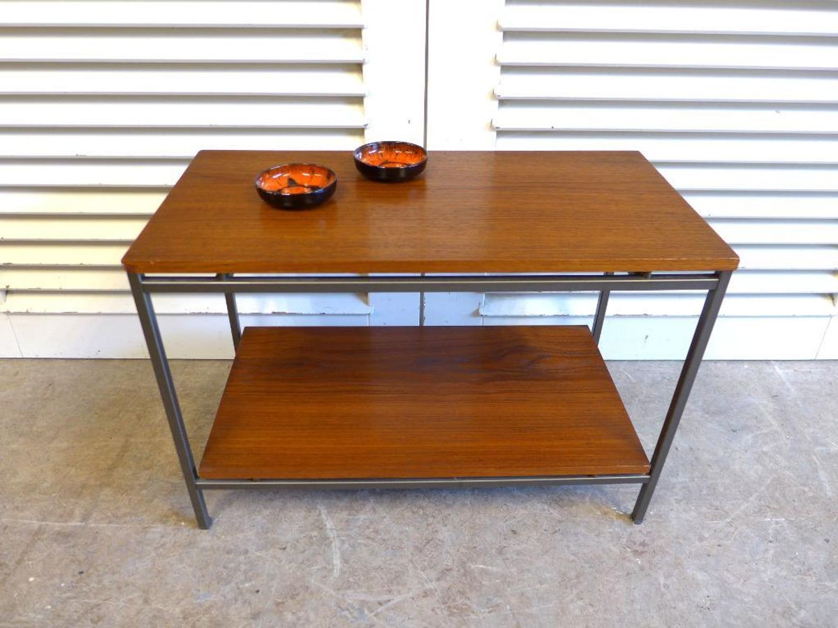 Prachtige Retro Vintage Midcentury Travertin Salontafel image 13