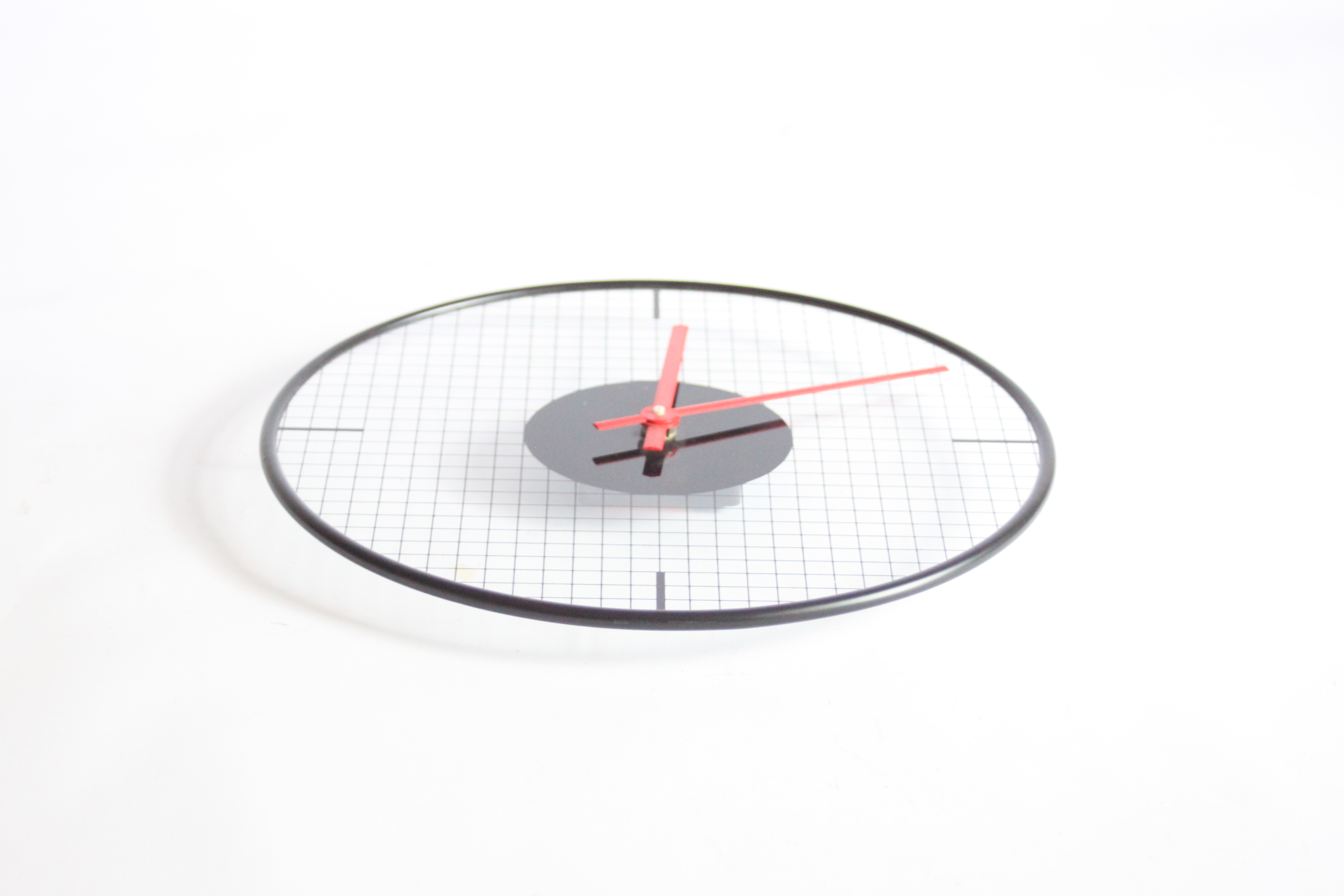 Minimalist Junghans Transparent Wall Clock, Germany 1990s image 8