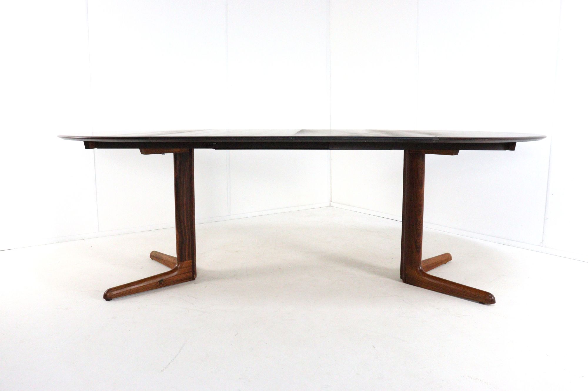 dyrlund Palissander Ronde 2x Verlengbare Tafel Eettafel Deens Vintage image 18