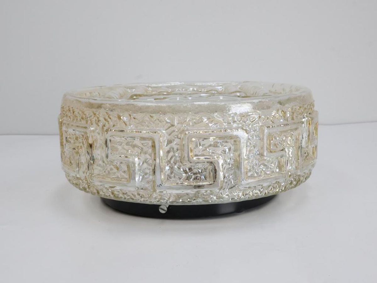Vintage Plafondlamp | Glas | Jaren 70 image 10