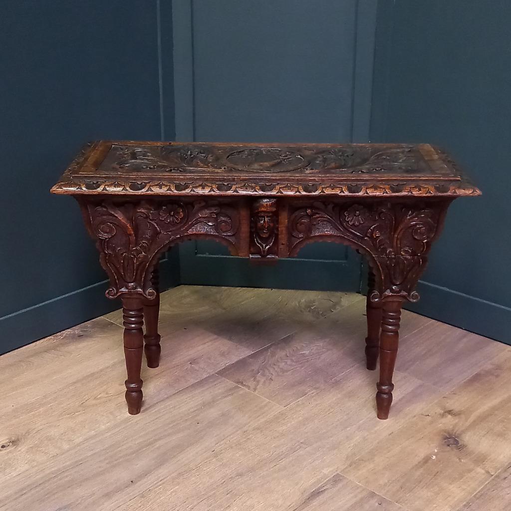 19e Eeuws Bedsteebankje C.q. -tafeltje image 2