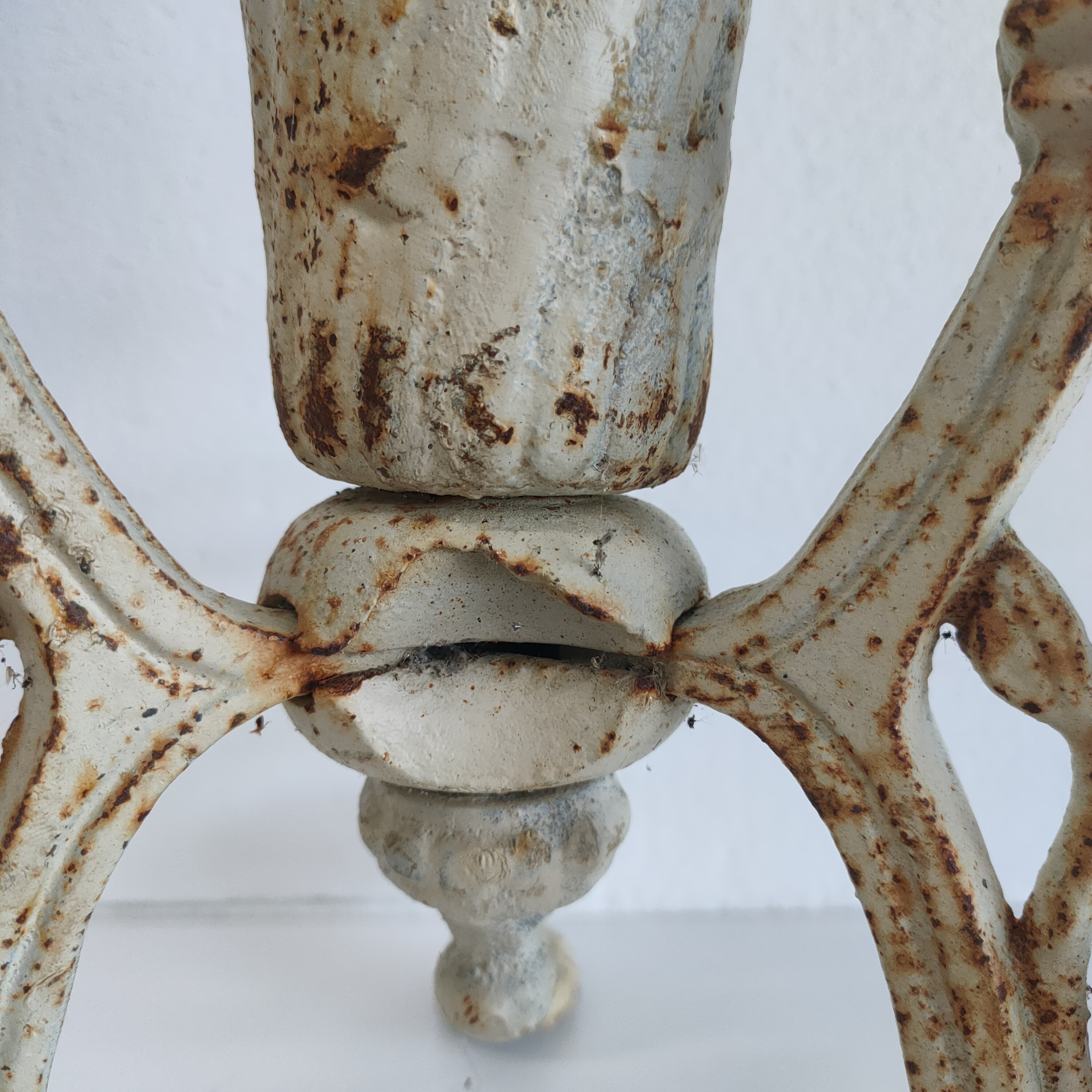 Gietijzeren Tuinvaas Creme Wit image 5