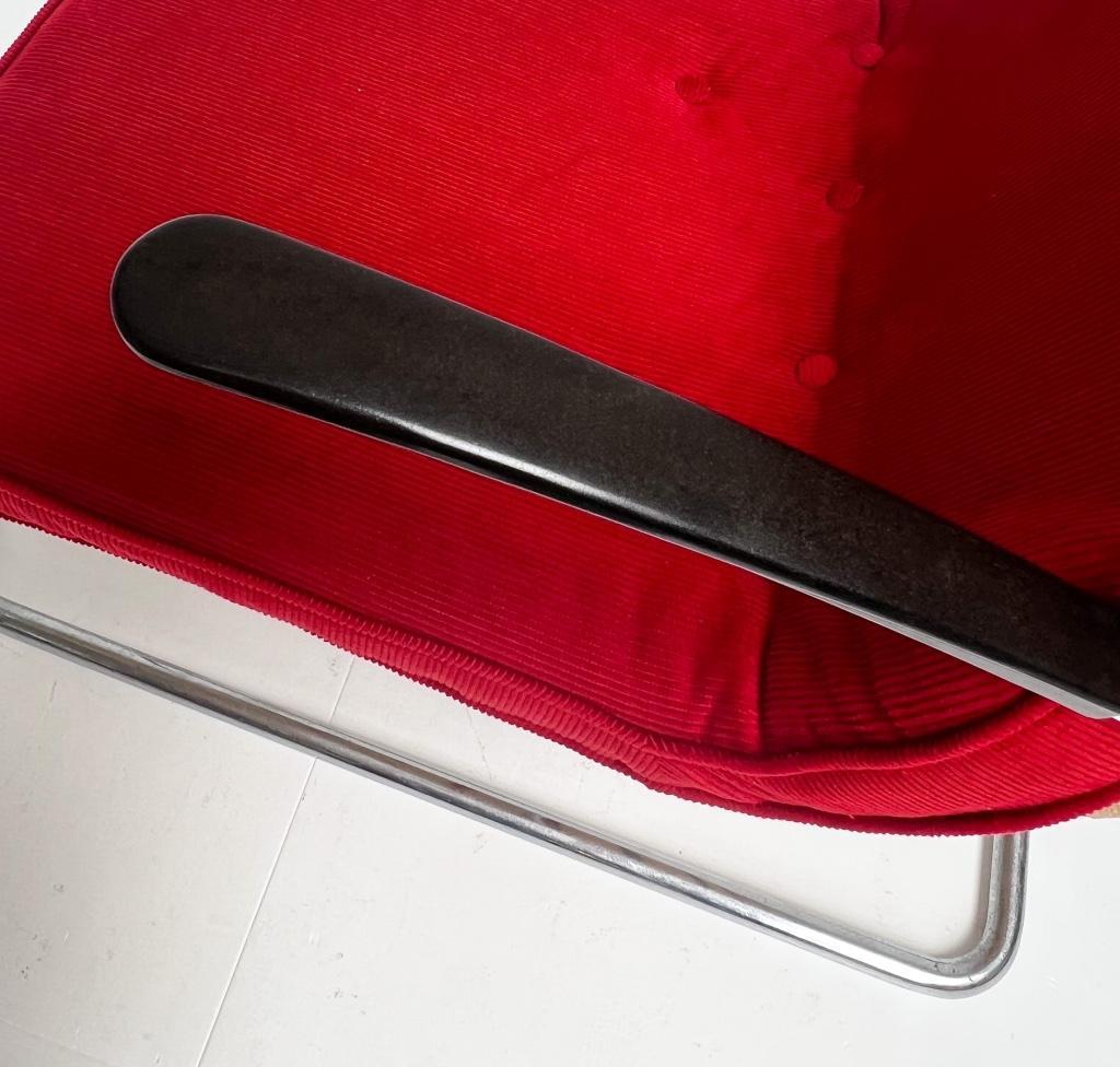 Unieke Vintage Gispen 411 Fauteuil, 1930's image 12