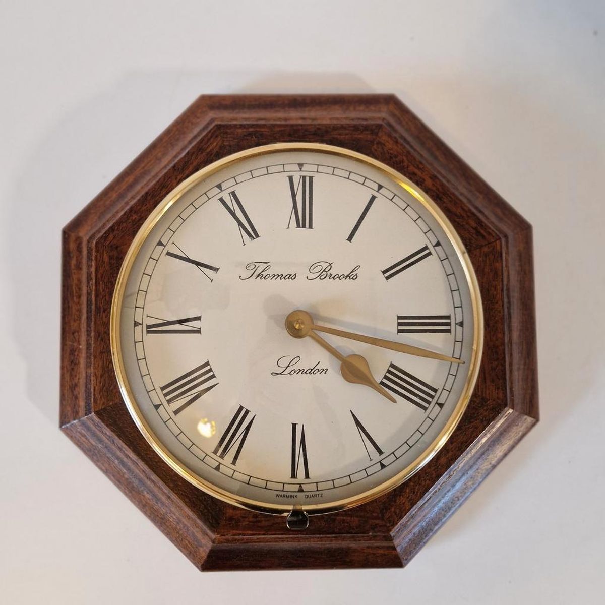 Oude Engelse Klok Wandklok Thomas Brooks London image 8
