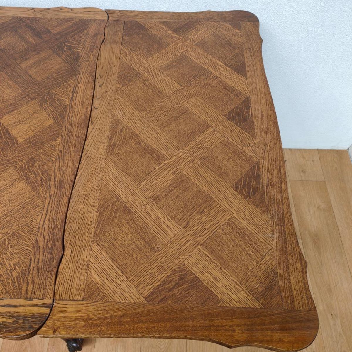 Vintage Antieke Houten Eettafel Eetkamertafel Tafel Uitschuifbaar 701 image 16