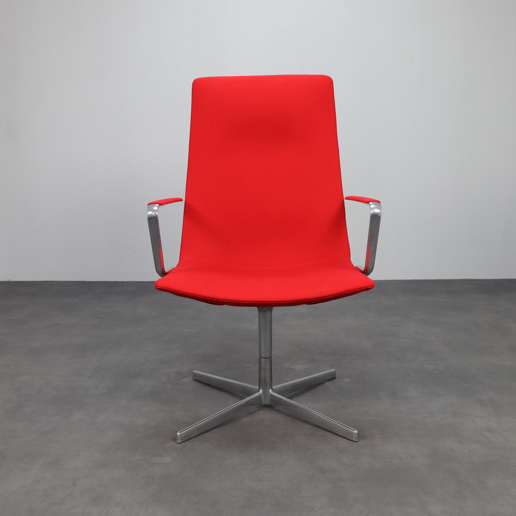 Set Of 2 “catifa 70” Swivel Lounge Chairs By Arper, Italy image 3