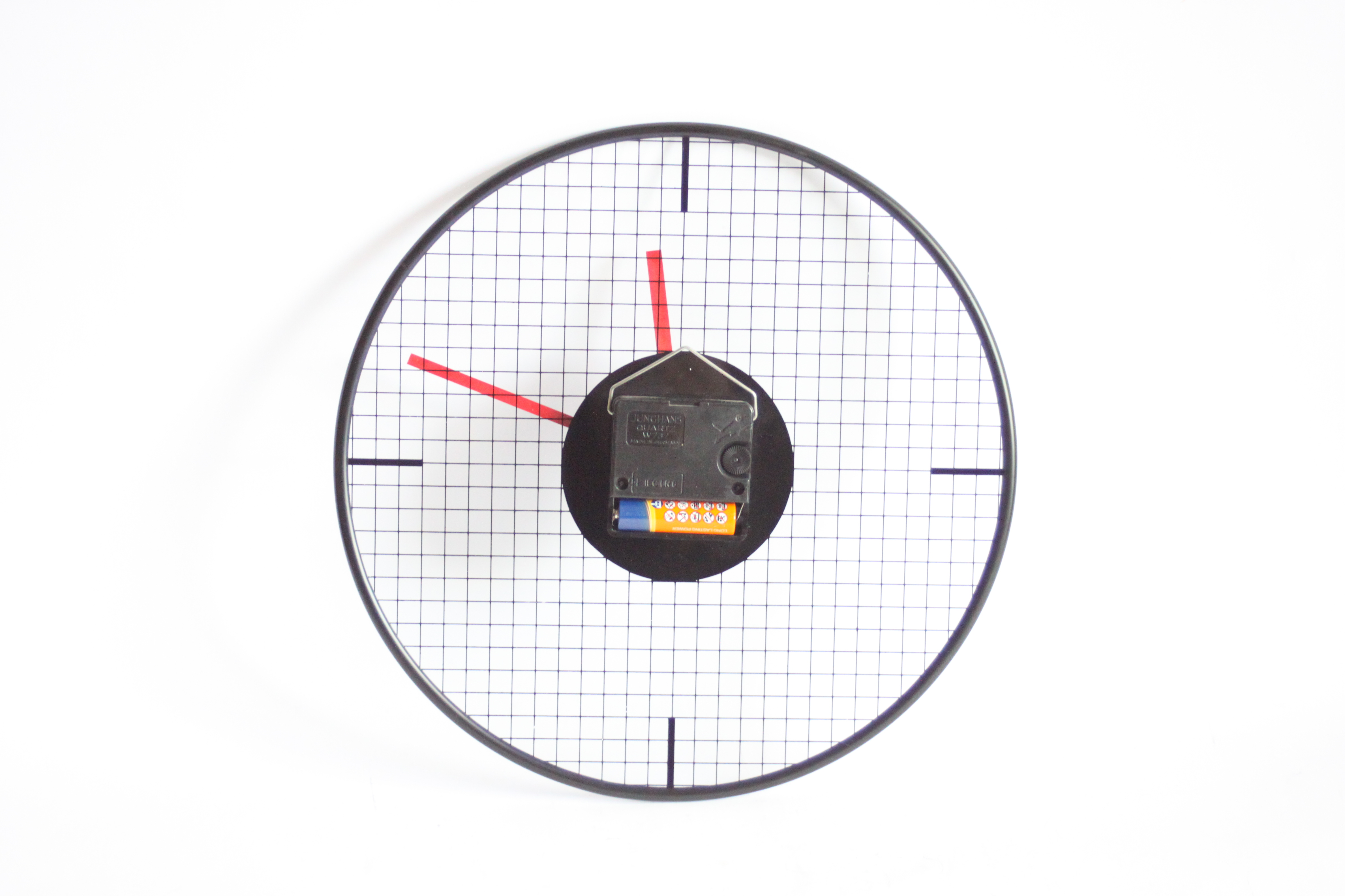 Minimalist Junghans Transparent Wall Clock, Germany 1990s image 6