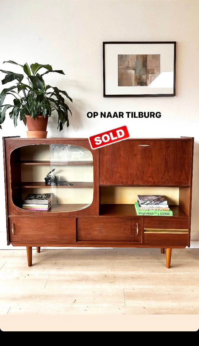 Mooie Retro Wandkast image 8