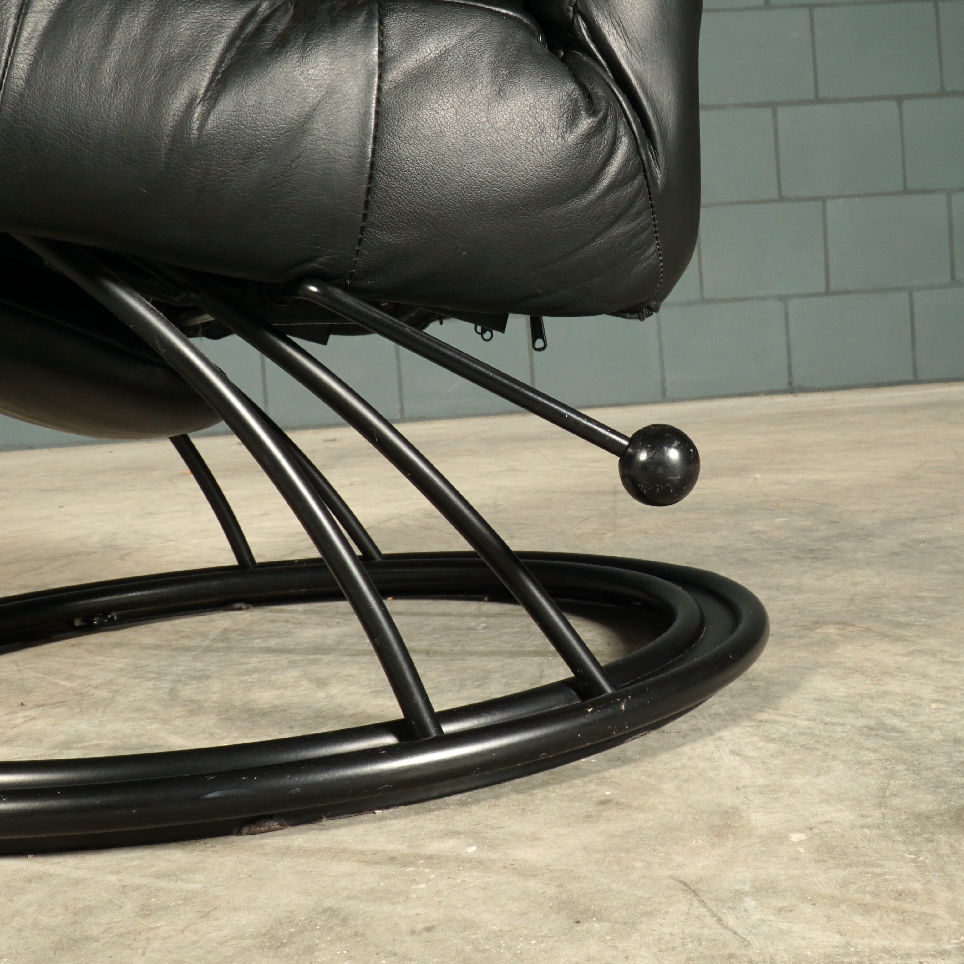 Vintage Draaifauteuil Met Voetsteun – Recliner – Jaren 80 image 15