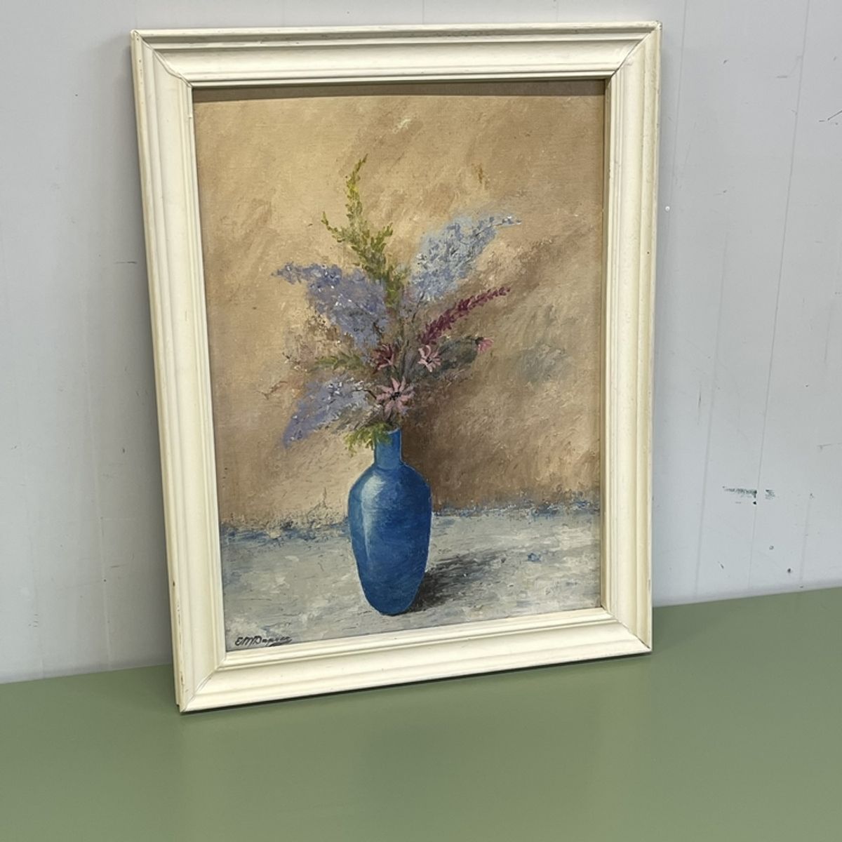 Bloem Schilderij Handmade Prent In Lijst image 2