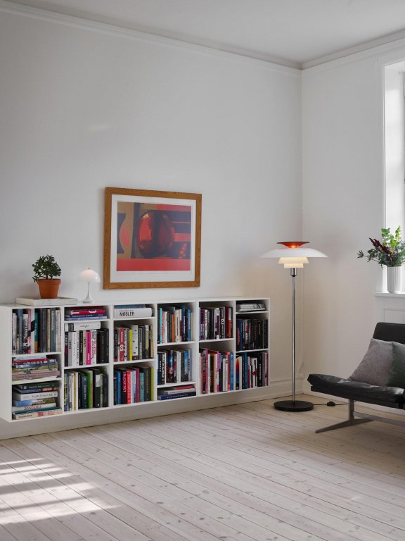 Louis Poulsen Ph 80 Vloerlamp Wit Rood image 4