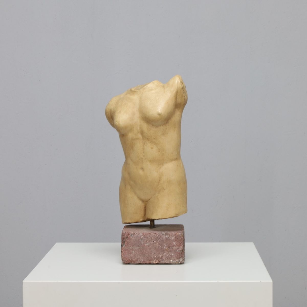 Sculptural Female Torso Signed Ac image 2