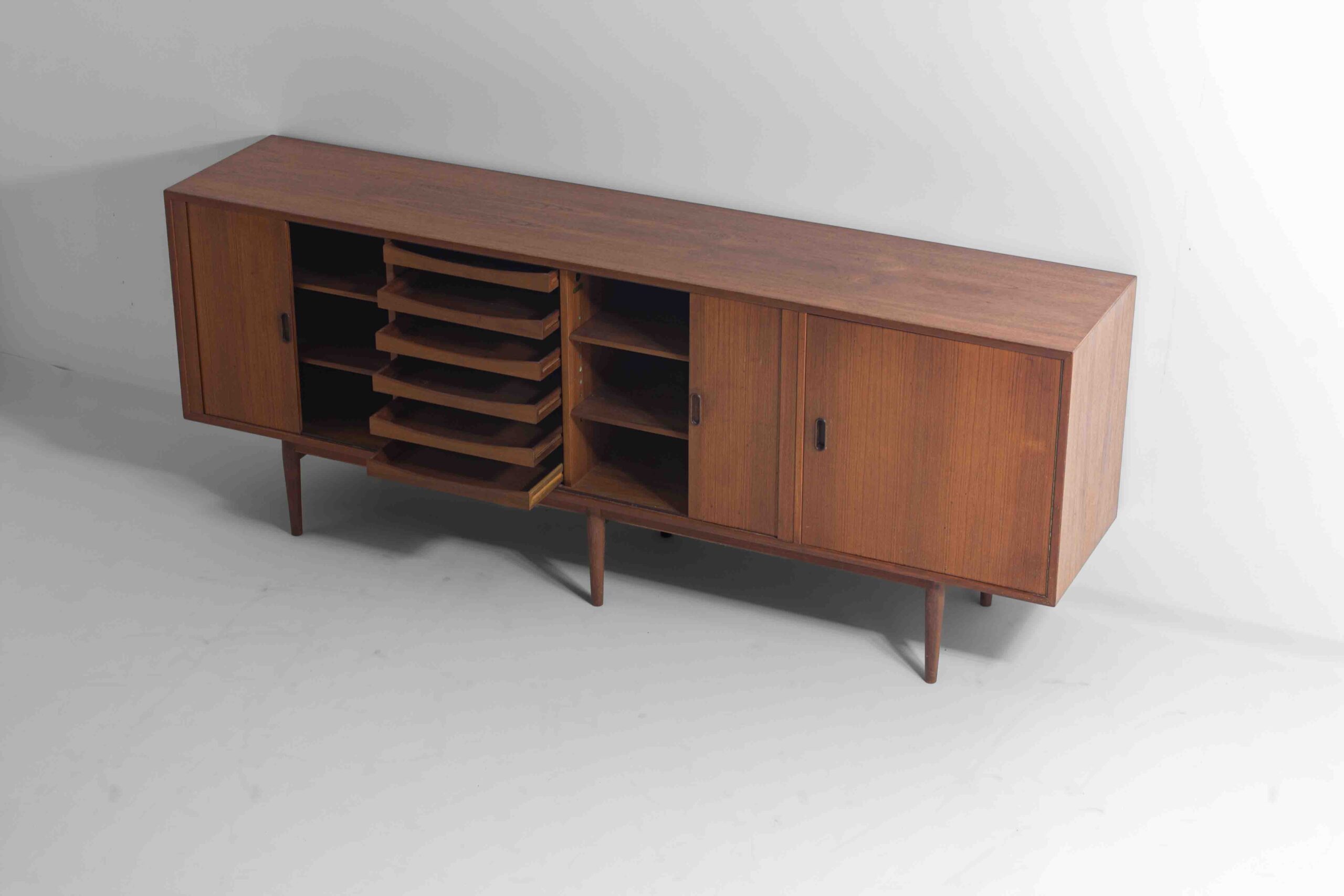 Zeldaam Mid-century Dressoir Van Arne Vodder, Denemarken 1950 image 9