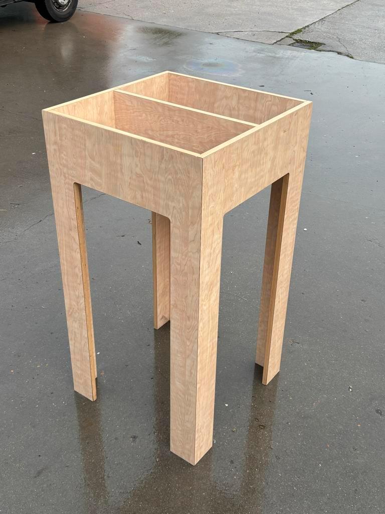 Houten Tafel Opbergmeubek Lp Cd Boelen - Uniek Design image 24