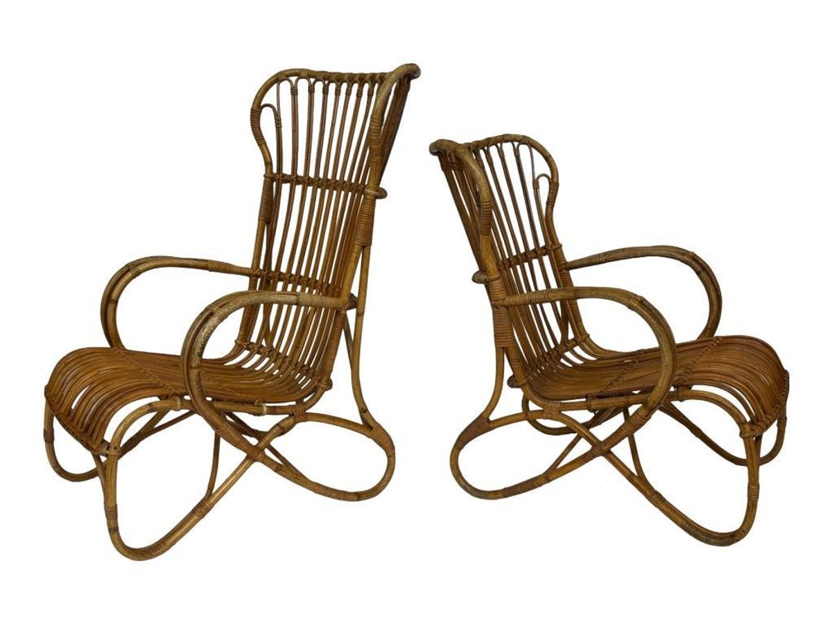 Set Van Twee Belse 8 Model Rotan Stoelen Dirk Van Sliedregt image 11