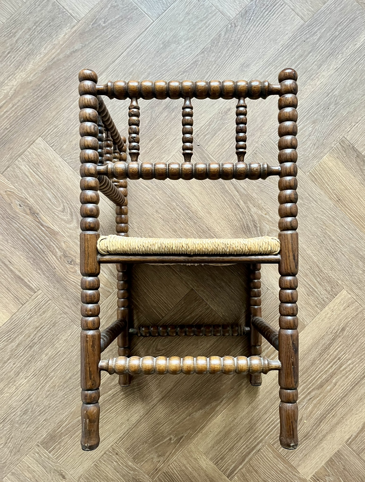 Vintage Knobbel Stoel / Bobbin Chair image 5