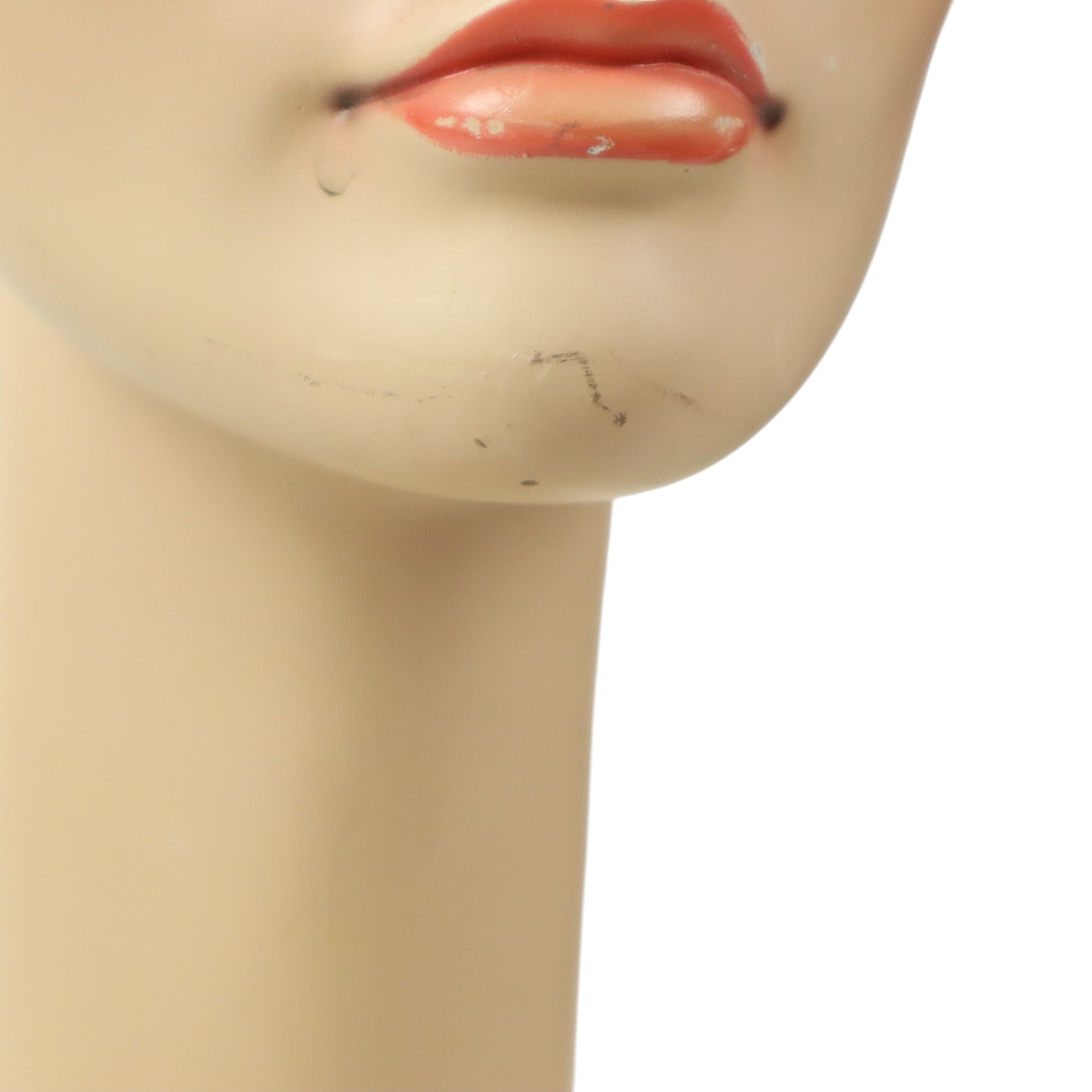 Vintage Mannequin Etalage Hoofd Buste Vrouw Paspop 52cm image 11