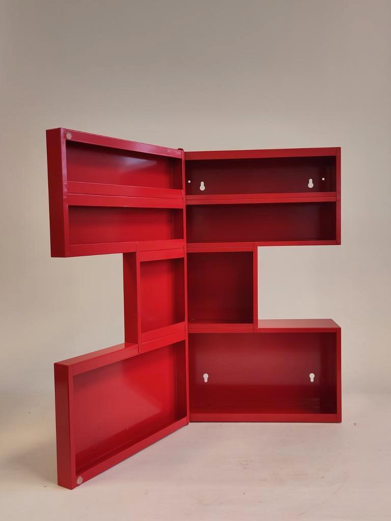 Vintage IKEA Metalen Kastje Atron Wandkastjes Metaal Kast image 3