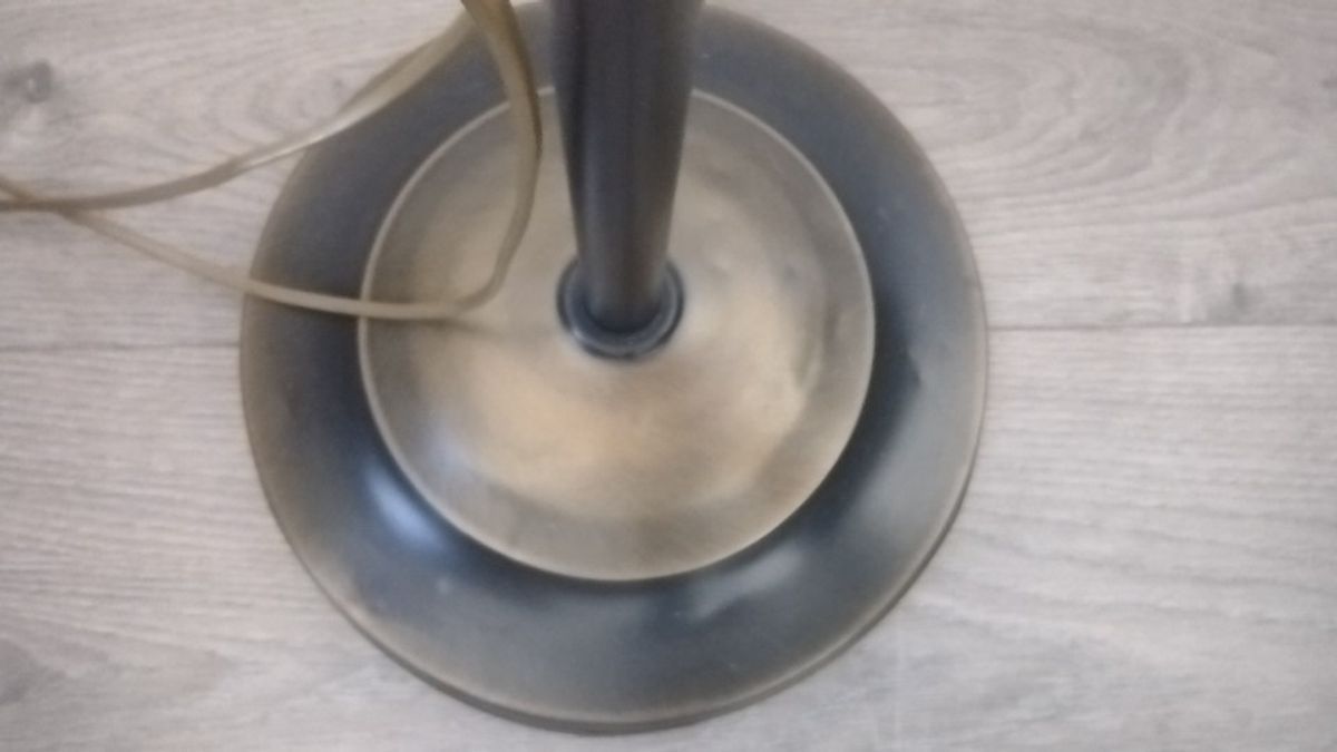 Vloerlamp Met Gemarmerde Glazen Kappen image 8