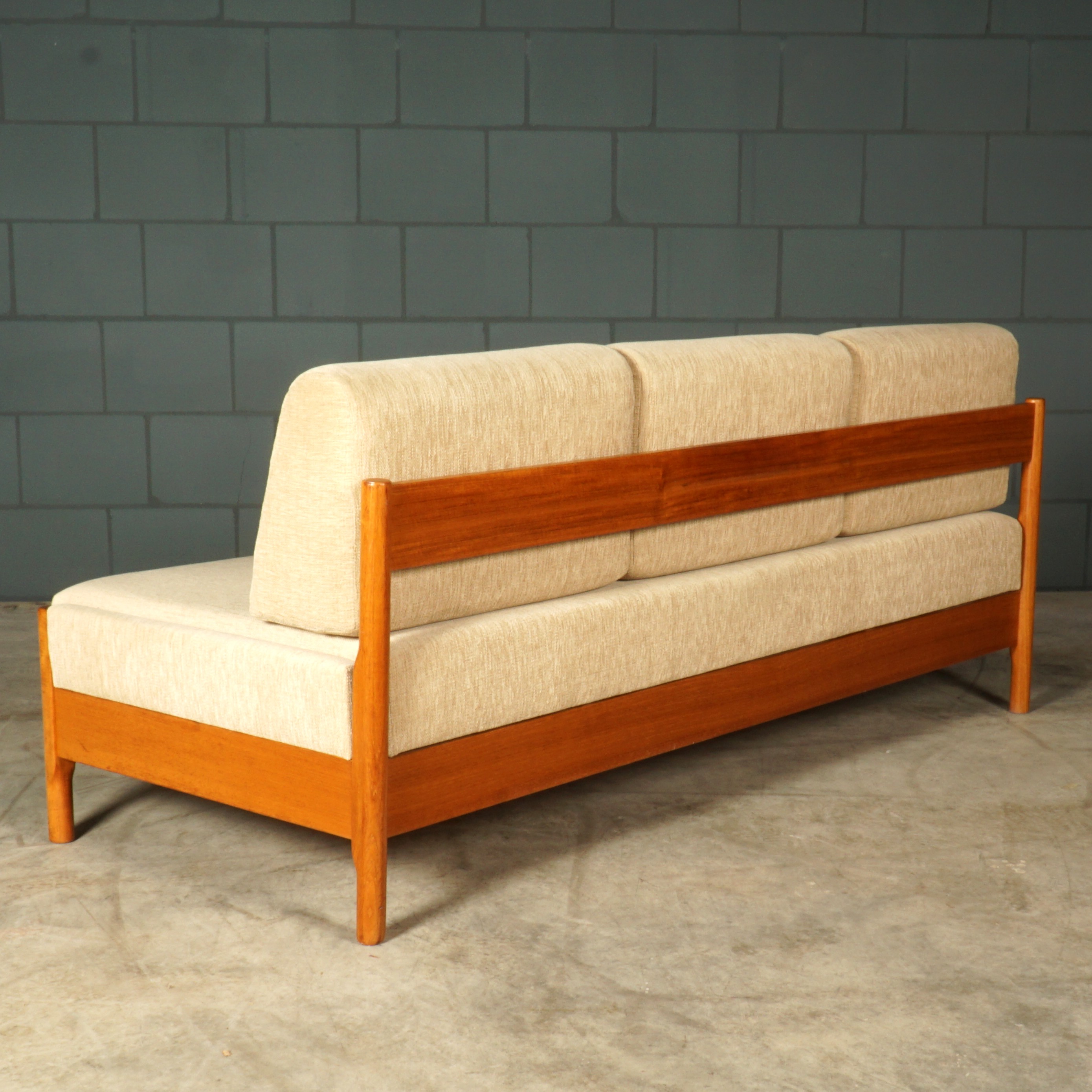 Vintage Deense Klepbank – Den Blaa Fabrik – Jaren 60 image 7