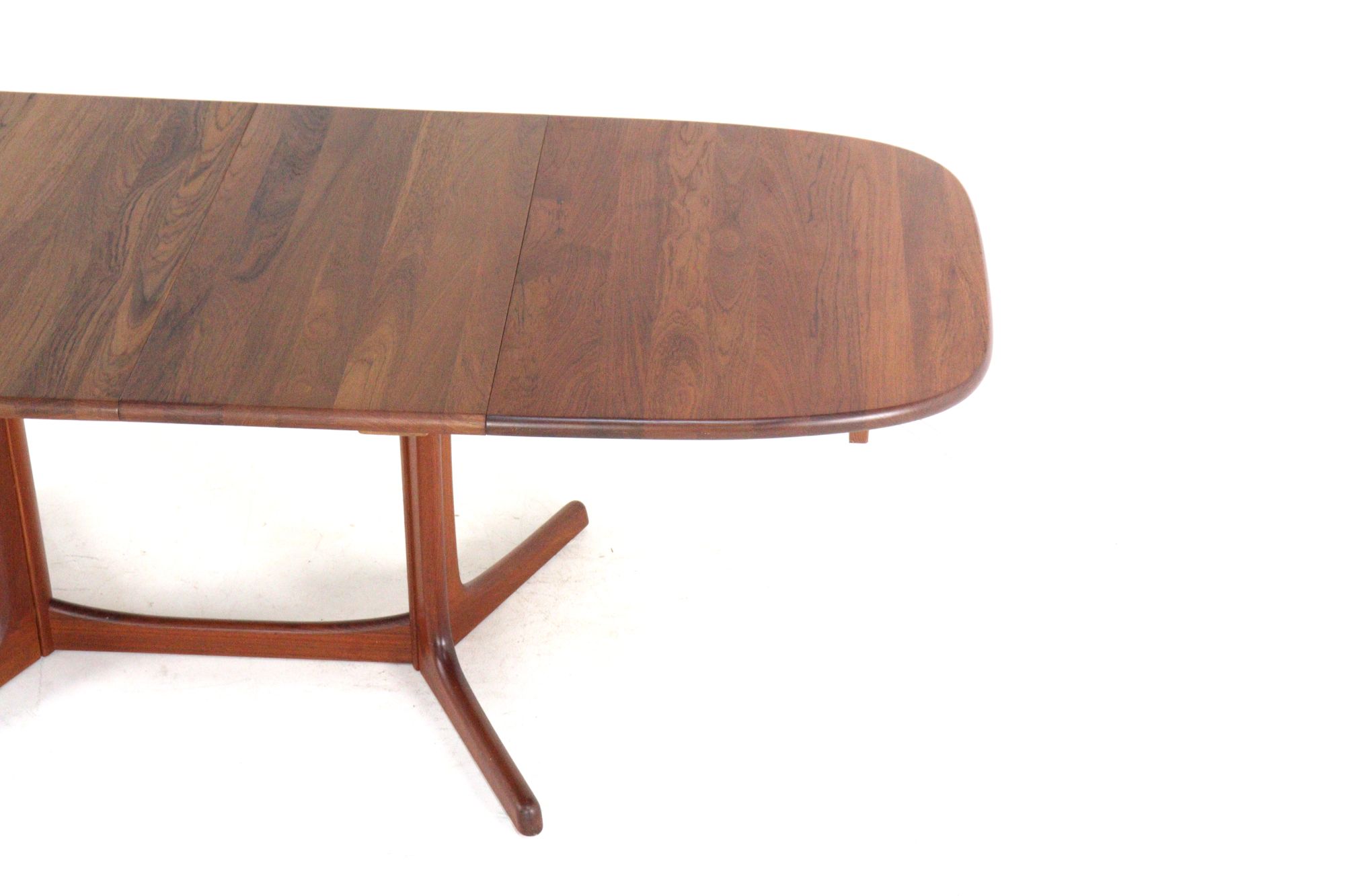Ovalen 2x Verlengbare Eettafel Massief Teak Deens image 5