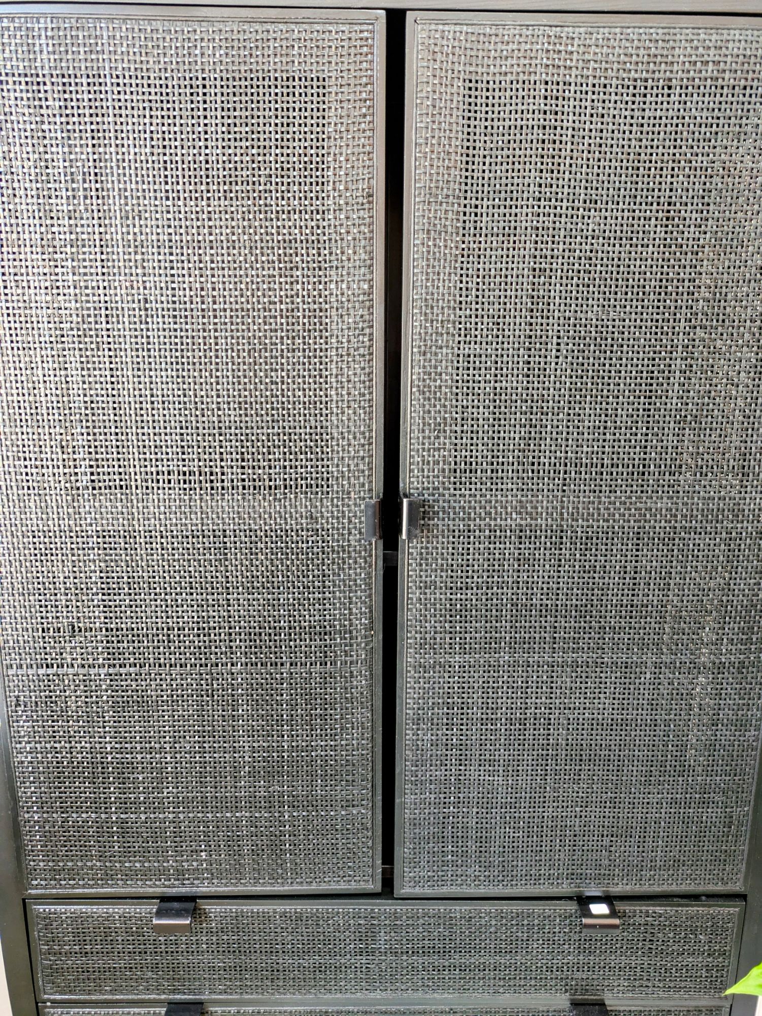 Zwarte Rotan Webbing Kast image 13