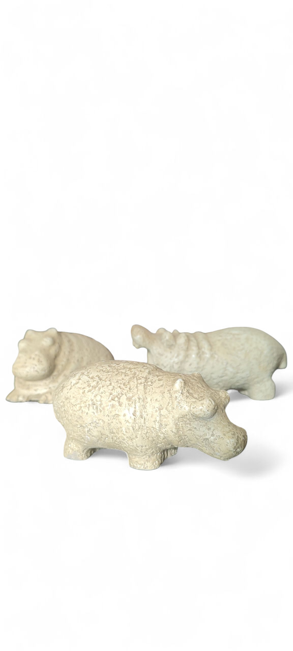 Orhan Otay Vintage Nijlpaard Sculpturen image 2