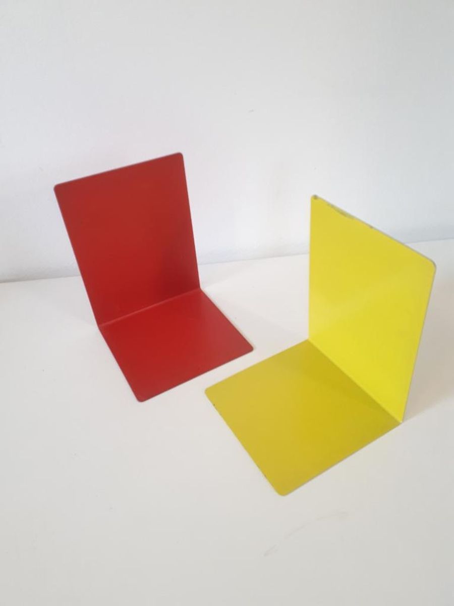 2 Vintage Boekensteunen Boeken Steun Tomado Stijl Pocket image 3