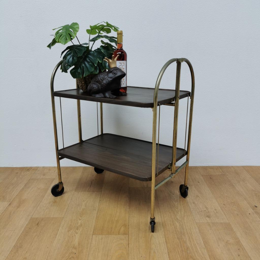 Vintage Barcart Drankenkar Trolley Butlerwagen Serveerwagentje image 16