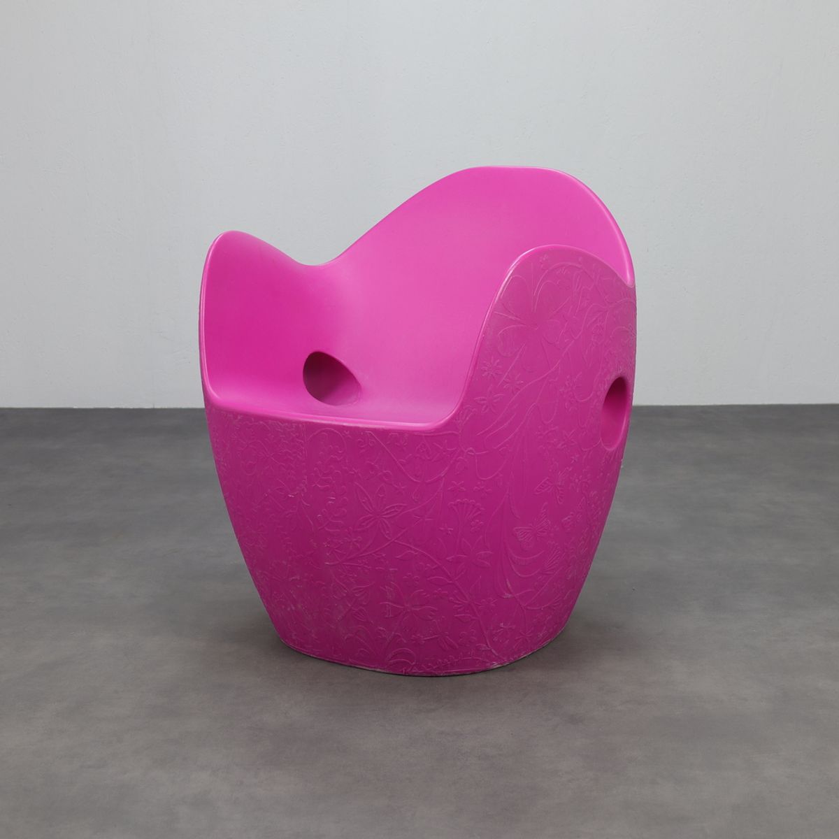 Set Of 2 Armchairs “o-nest” By Tord Boontje For Moroso, 2006 Fuchsia image 3