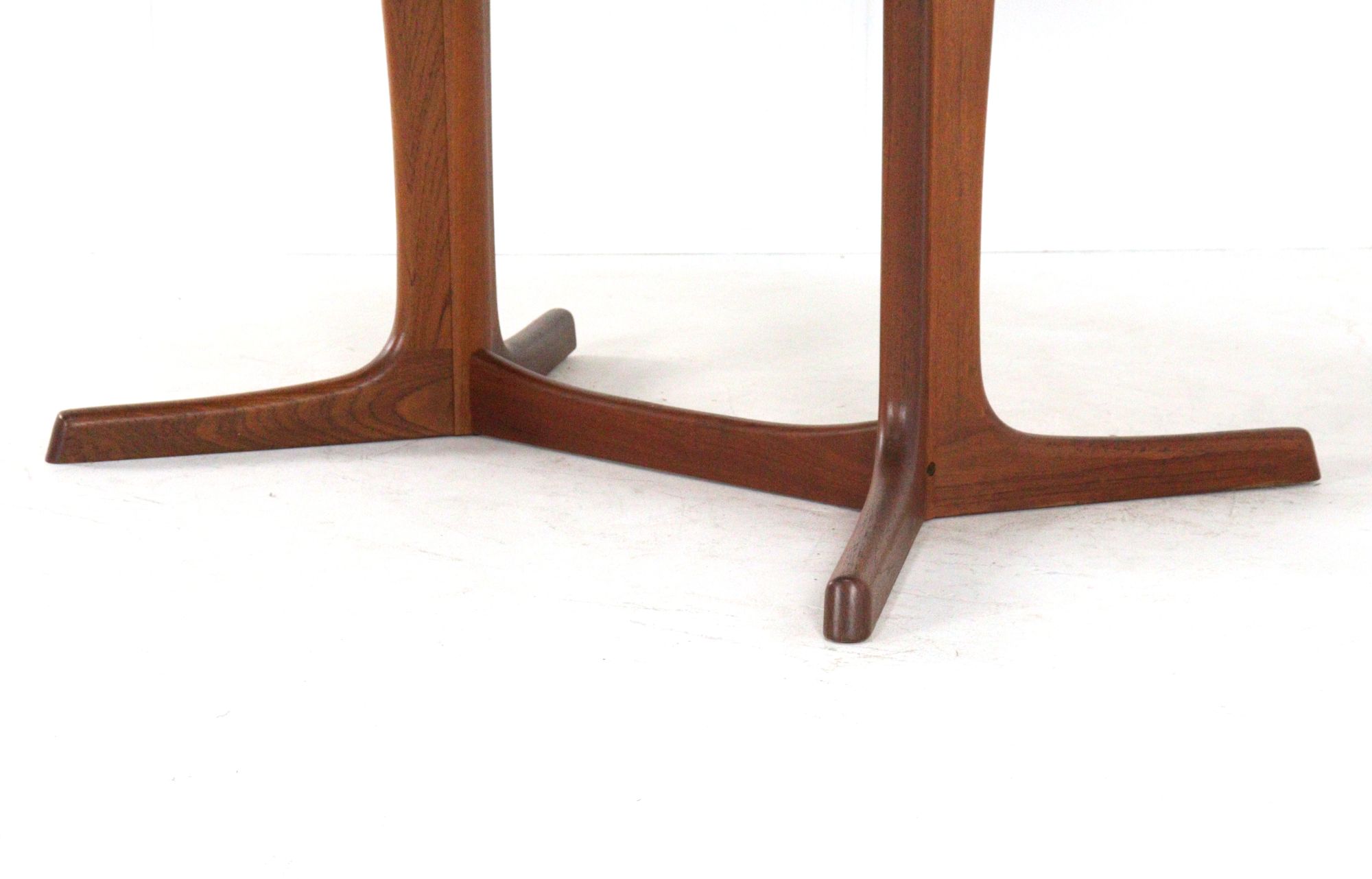 dyrlund Ovalen 1x Verlengbare Eettafel Massief Teak Vintage Deens image 5