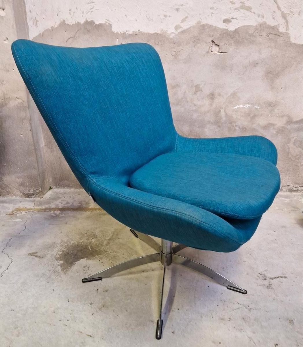 Hjord Knudsen Vintage Fauteuil Draaifauteuil Draaistoel image 2
