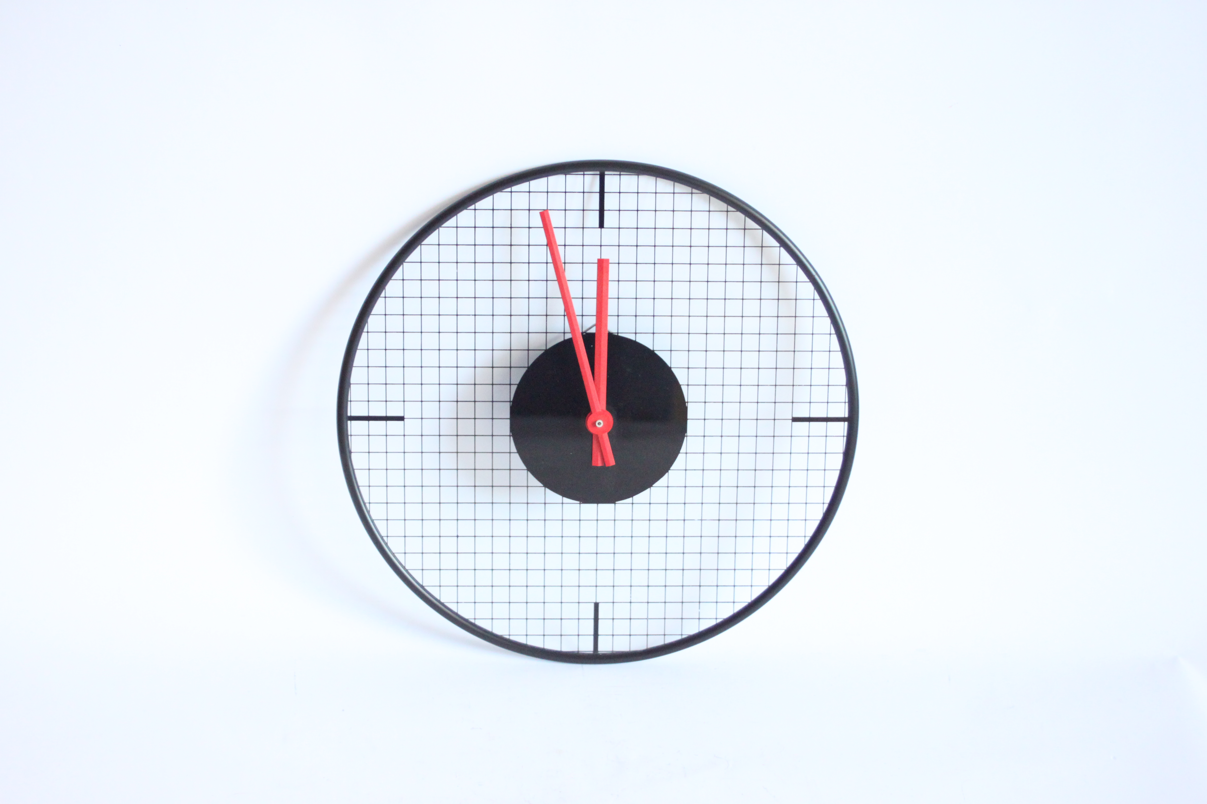Minimalist Junghans Transparent Wall Clock, Germany 1990s image 2