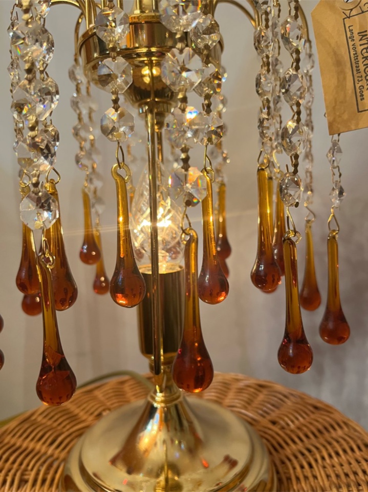 Teardrop Tafellampen Gefumeerd Rook Murano Hollywood image 4