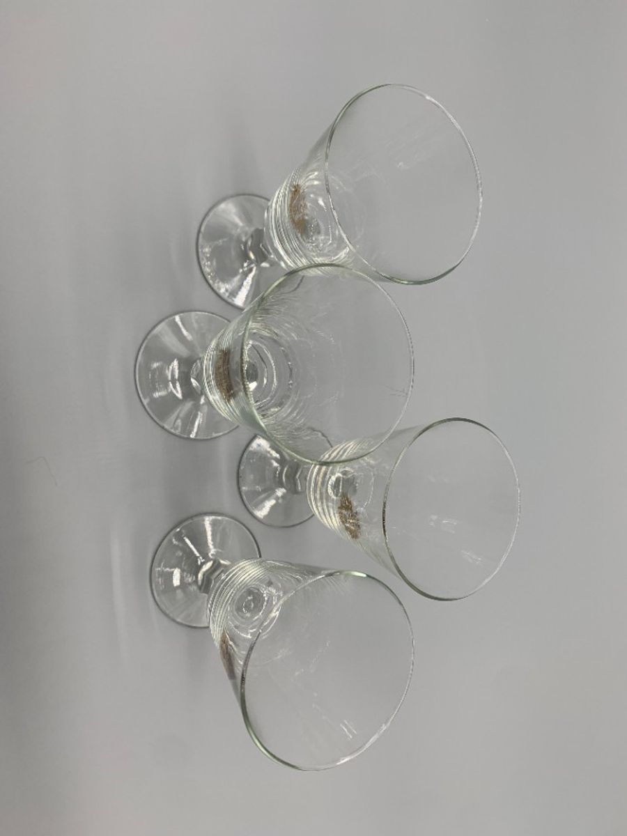 Set Voetglaasjes Met Goudkleurig Wapen 4 Stuks image 2