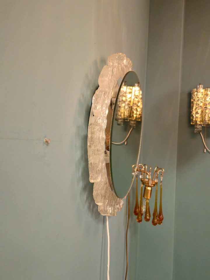 Vintage Hillebrand Spiegel Verlichting Wandlamp image 3