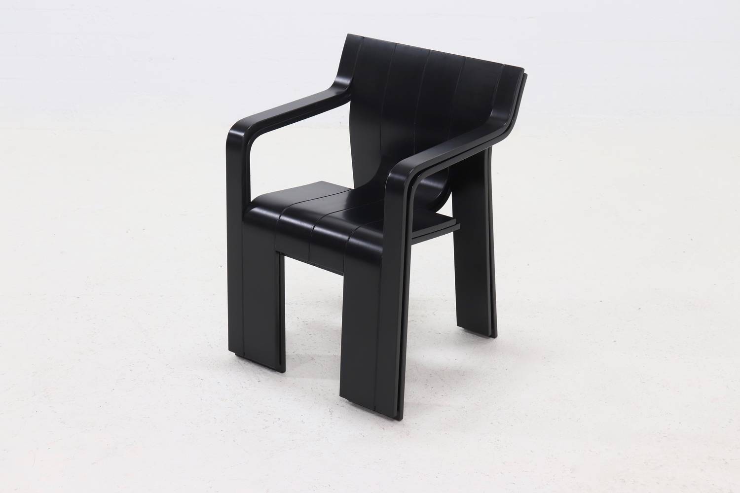 Set Of 2 Strip Dining Chairs By Gijs Bakker For Castelijn 1970S image 12