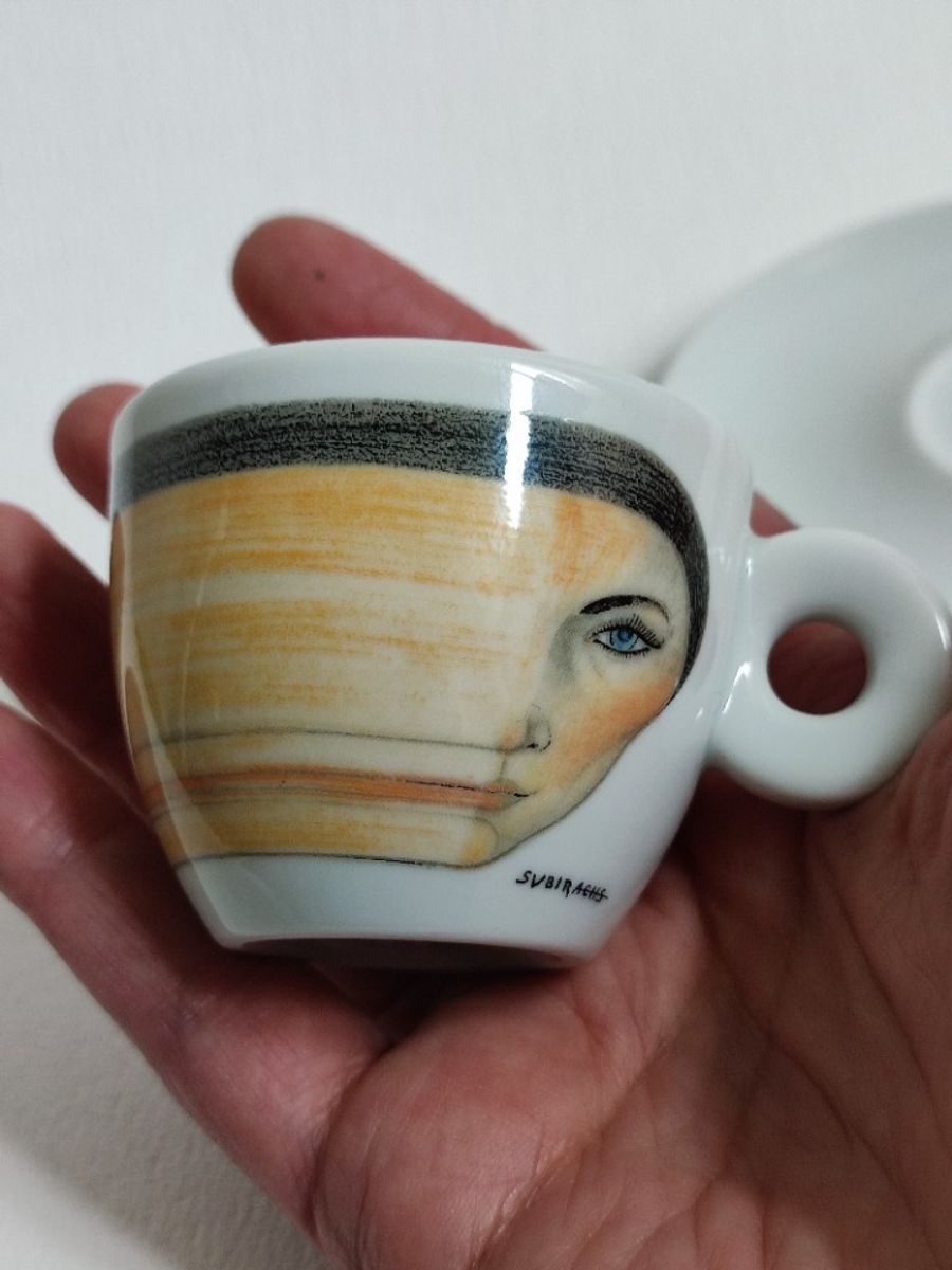 illy Collection 1998 Limited Edition Josep Maria Subirach Collectors Items Espresso Kop & Schotel image 7