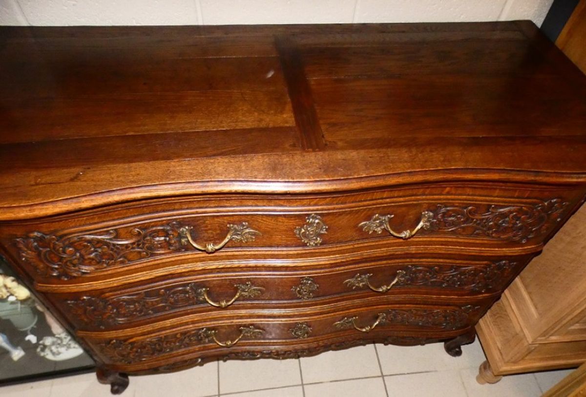Louis Xv Commode In Massief Eikenhout image 11