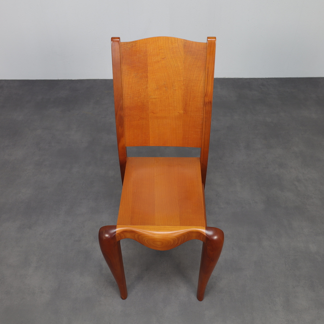 “placide Of Wood” Chair By Philippe Starck For Driade Italy, 1990 image 7
