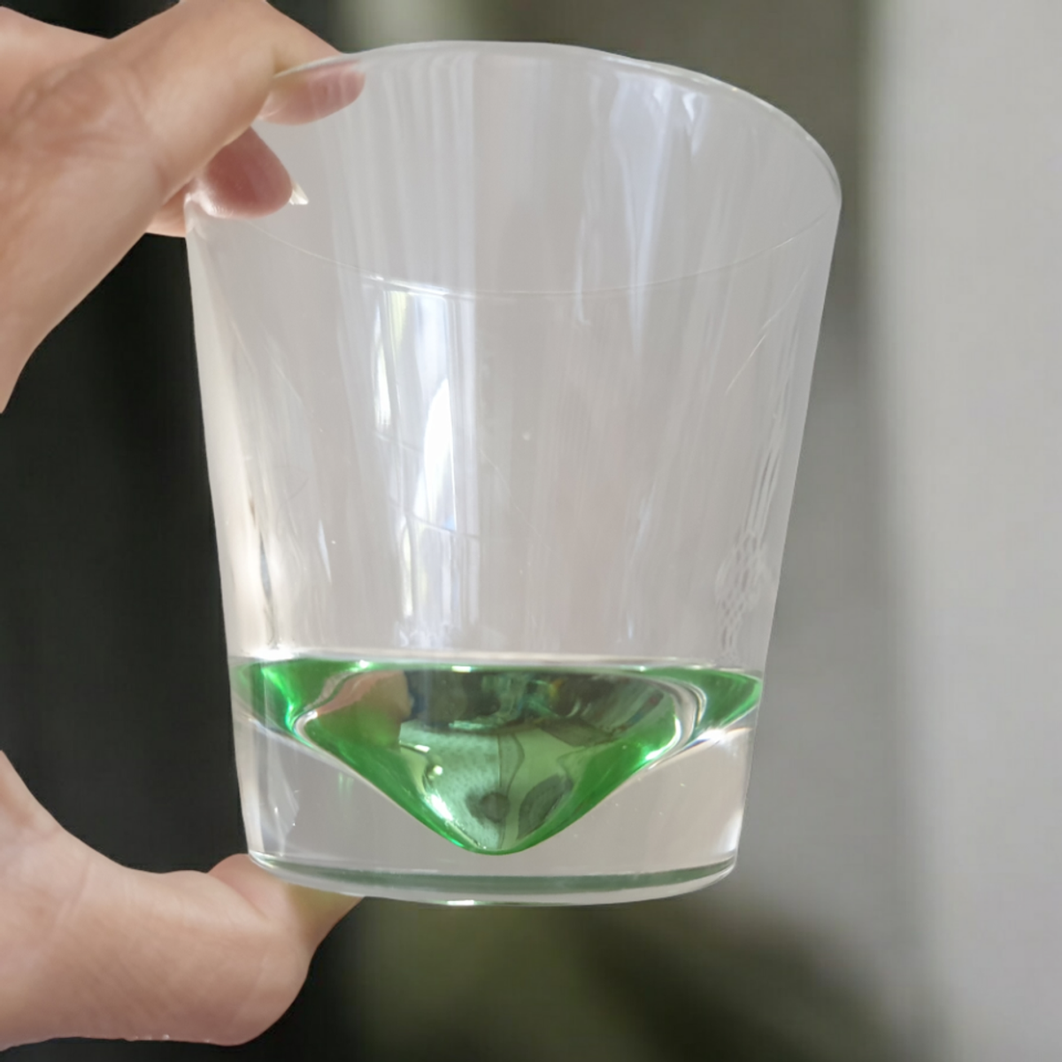 Vintage Design Glazen Groene Kegel In Bodem Holmegaard? 3 St image 6